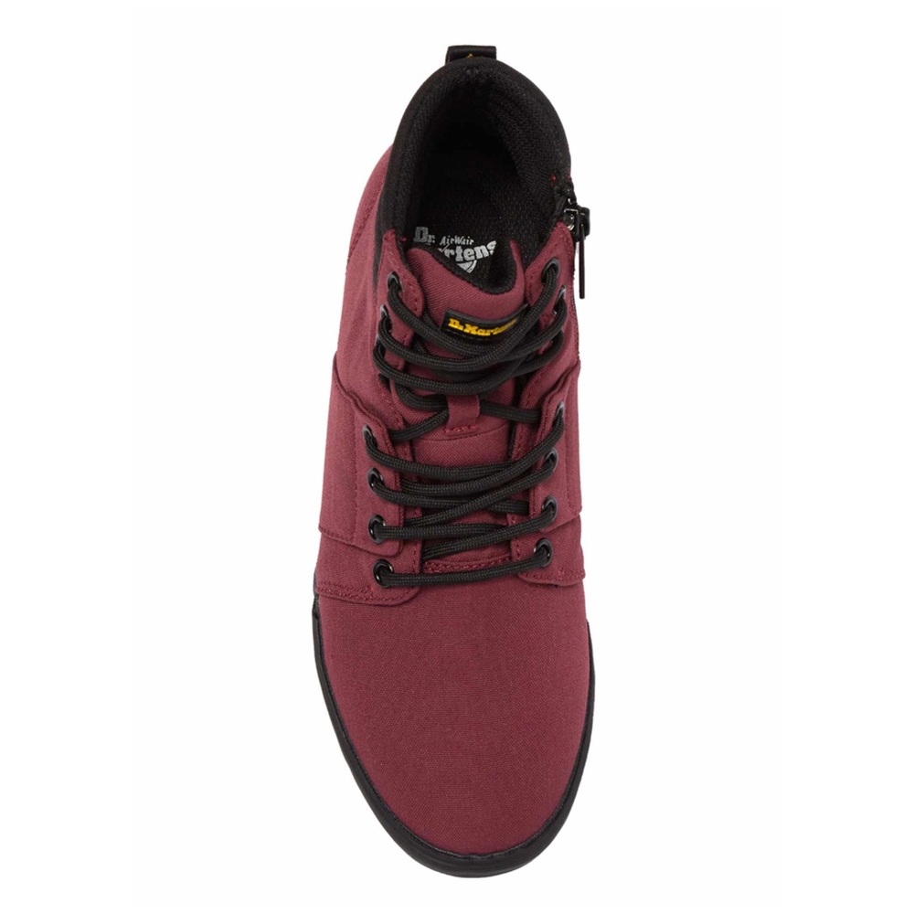 Dr. Martens Rozarya Sneaker Cherry Red Canvas - Picture 3 of 8